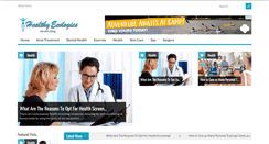 Desktop Screenshot of healthyecologies.com